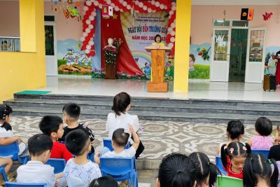 NGÀY HỘI ĐẾN TRƯỜNG CỦA BÉ TRƯỜNG MẦM NON BÌNH THẠNH NĂM HỌC 2023-2024