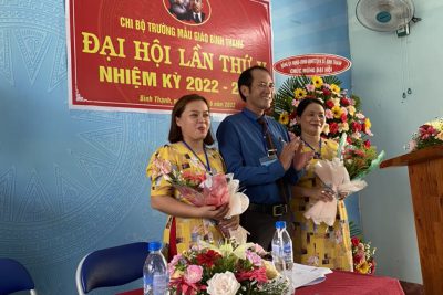 CHI BỘ TRƯỜNG MẪU GIÁO BÌNH THẠNH TỔ CHỨC ĐẠI HỘI CHI BỘ NHIỆM KỲ 2022-2025