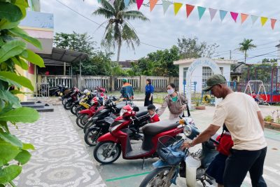 TRƯỜNG MẦM NON BÌNH THẠNH THỰC HIÊN VĂN HOÁ GIAO THÔNG, CỔNG TRƯỜNG BÌNH YÊN